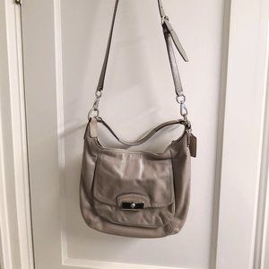 COACH Kristin Italian Nappa leather hobo cross body shoulder bag